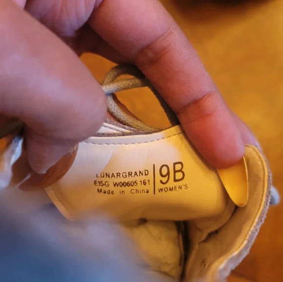 Cole Haan Gray White Suede Wing Tip Lace Ups Shoes Oxfords Size 9 - Picture 7 of 7